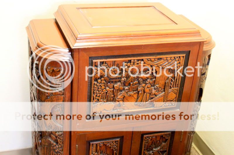 Original HandCarved Asian Tea/Bar eBay