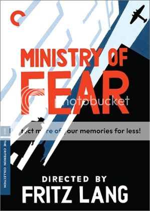 MINISTRY OF FEAR DVD
