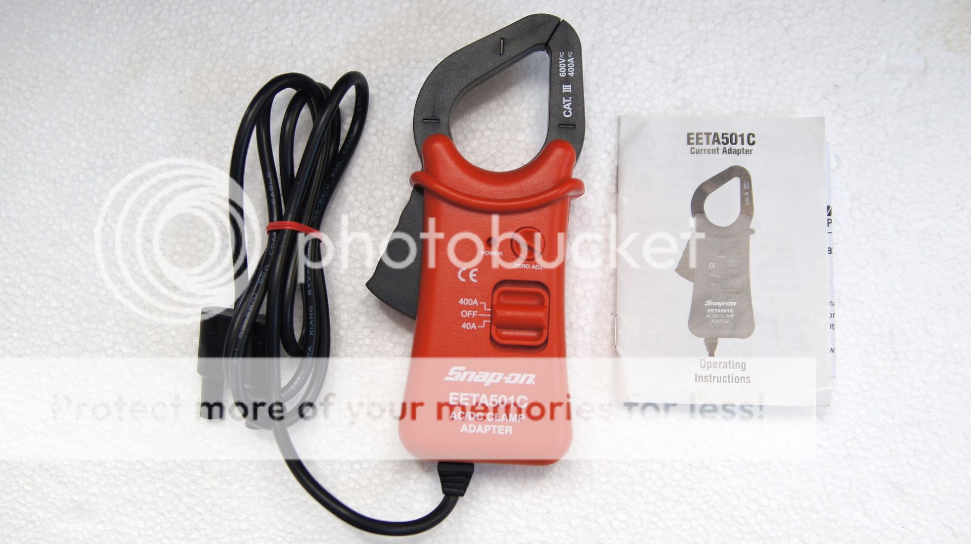 SnapOn EETA501C AC/DC Clamp Adapter Circuit Tester Automotive eBay