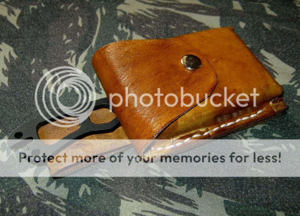 Homemade leather sheaths